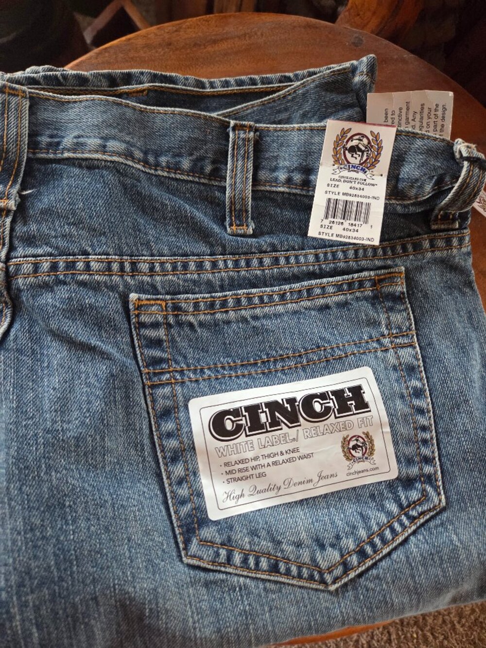 Cinch Men's Jeans 40 x 34 NWT